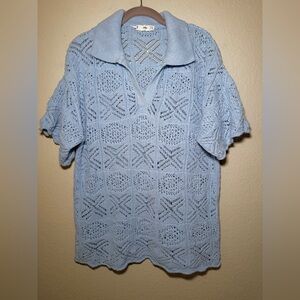 MANGO Knit oversized Polo